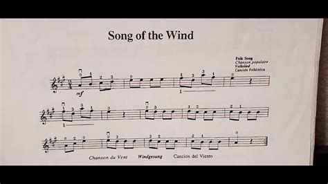 Canci N Del Viento Song Of The Wind Suzuki Libro Para Viol N