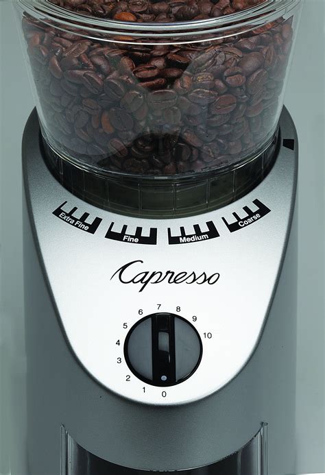 Capresso 560infinity Conical Burr Grinder Brushed Silver 88 Ounce Stainless Steel Pricepulse