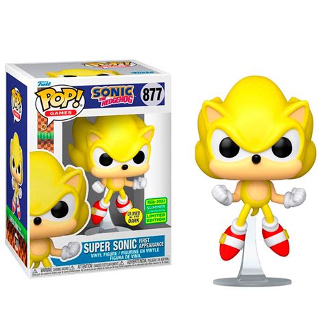 Funko Pop Games Sonic The Hedgehog Super Sonic First Appearance Ex