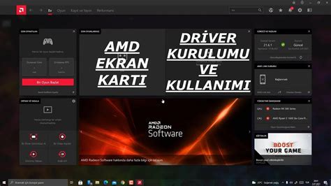 AMD Ekran Kartı Driver Kurulumu Ve Kullanımı 2023 YouTube