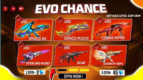 FREE FIRE COBRA MP40 RETURN ALL EVO GUN RETURN COBRA MP40 RETURN