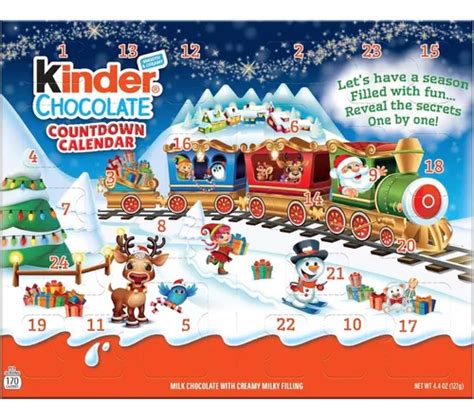 Kinder Sorpresa 24 Piezas Calendario Adviento Navidad 2023 Envío gratis