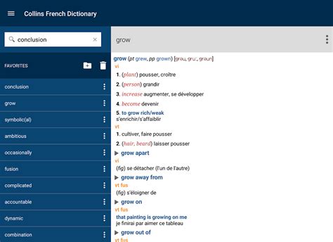 Collins French Dictionary Android Apps On Google Play