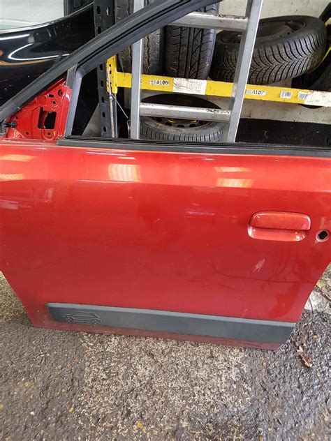 Renault Twingo Passenger Nsf Front Door Red Tennp Store