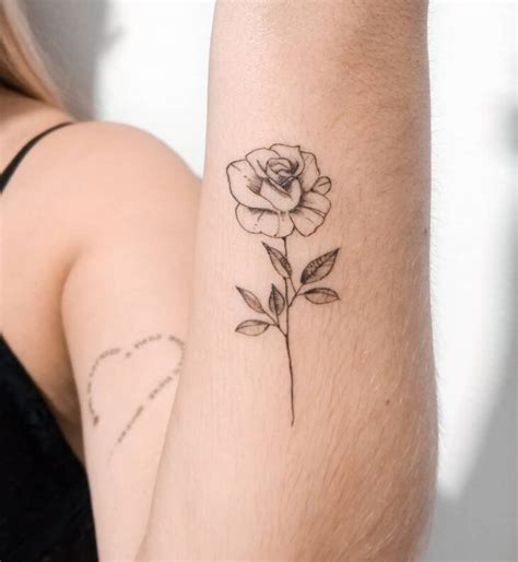 Tattoo Rosa No Braço Feminina - Tatuagens De Rosa No Antebraco Tumblr Tatuagem Feminina No Braço