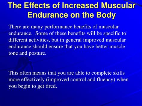 PPT - Muscular Endurance PowerPoint Presentation, free download - ID ...