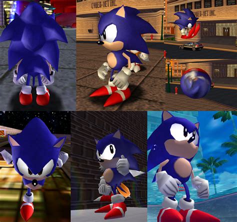 Sonic 1 Sprite Model Sonic Adventure Dx Works In Progress