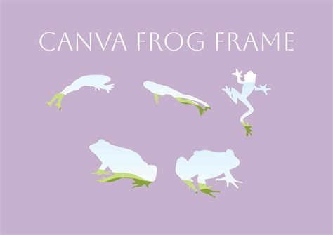 Canva Frame Canva Frog Frame Graphic By T Mea Herczeg Creative Fabrica