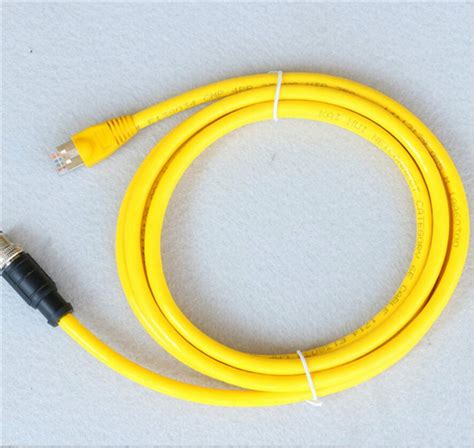 M12 To Rj45 Sensors Ethernet Cables Rj45 8 Pin Cat6 Patch Cord M12 To