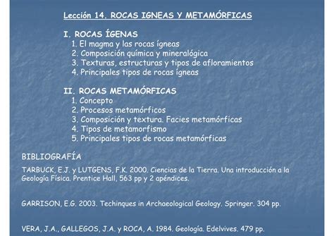 Pdf Presentaci N Lecci N Rocas Gneas Y Metam Rficas Dokumen Tips