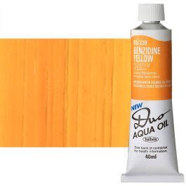 Holbein Duo Aqua Water Soluble Oil Color Ml Tube Benzidine Yellow