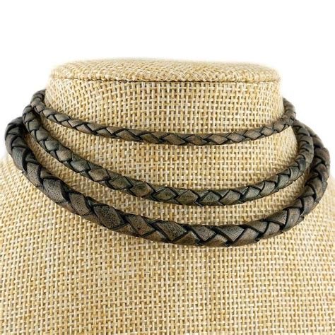 Product Details Braided Genuine Leather Cord Necklace All My Leather