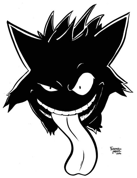 Gengar Sketch By Jay3502 On Deviantart