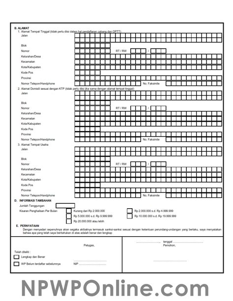 Cara Mengubah Data Formulir Pengisian Npwp Delinewstv