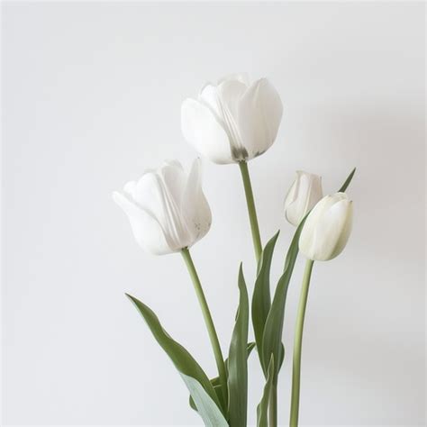 Free Elegant White Tulips Image | Download at StockCake