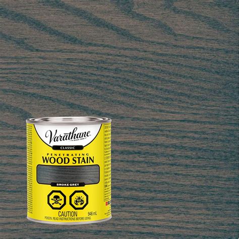 Varathane Classic Penetrating Oil Based Wood Stain In Smoke Grey 946ml The Home Depot Canada