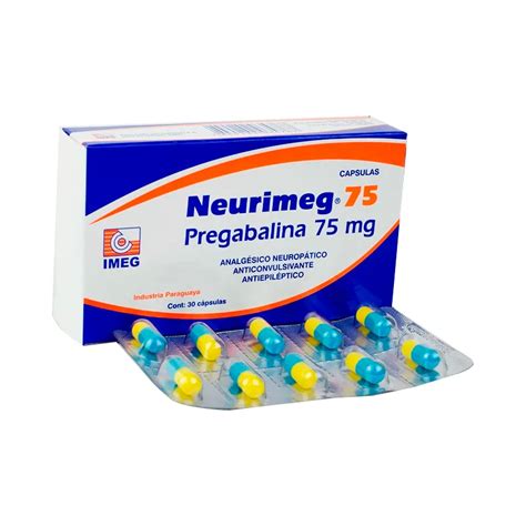 Neurimeg Pregabalina Mg Cont C Psulas Punto Farma