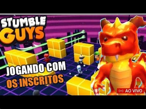 Jogando O Torneio Do Lukezinho Live De Stumble Guys Stumble Guys