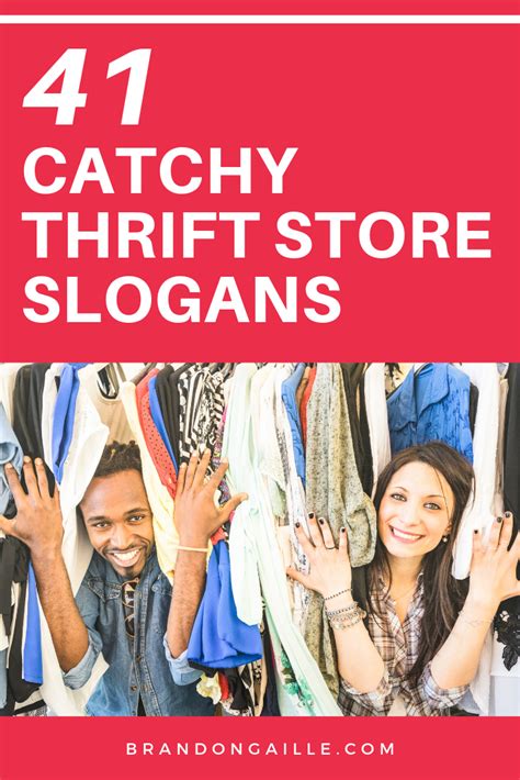 41 Catchy Thrift Store Slogans And Clever Taglines Thrift Store