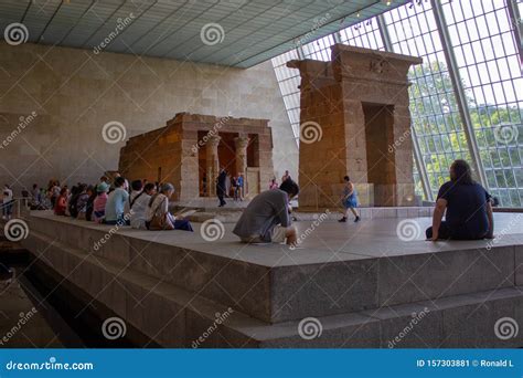 El Templo De Dendur En El Museo Metropolitano De Arte Templo De Egipto