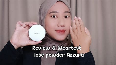 Bedak Tabur Review Lose Powder Azzura Youtube