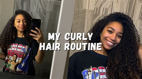 Curly Hair Routine My Favorite Hair Products Youtube