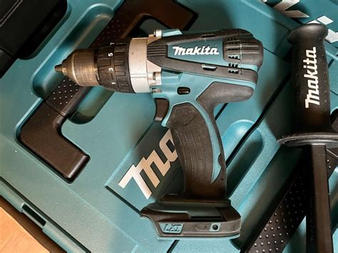 Makita Dhp Z V Lxt Heavy Duty Combi Hammer Drill With Side Handle