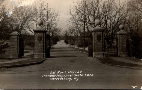 Kentucky Harrodsburg Pioneer Memorial State Park Old Fort Harrod Real