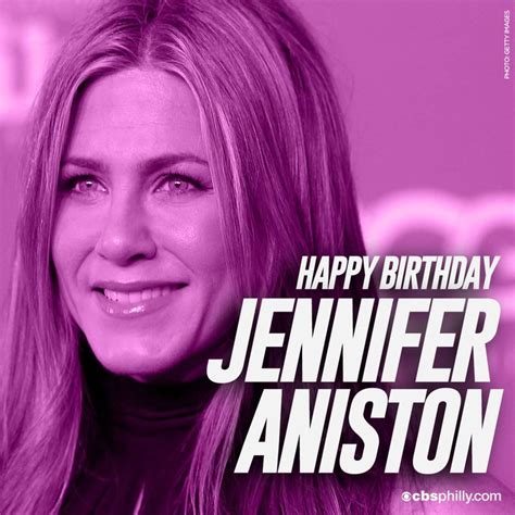 Jennifer Anistons Birthday Celebration Happybdayto