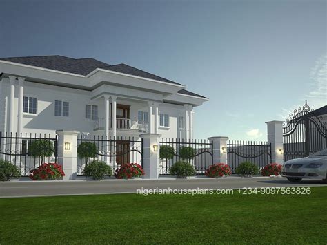 4 Bedrooom Duplex Ref 4011 NIGERIAN HOUSE PLANS