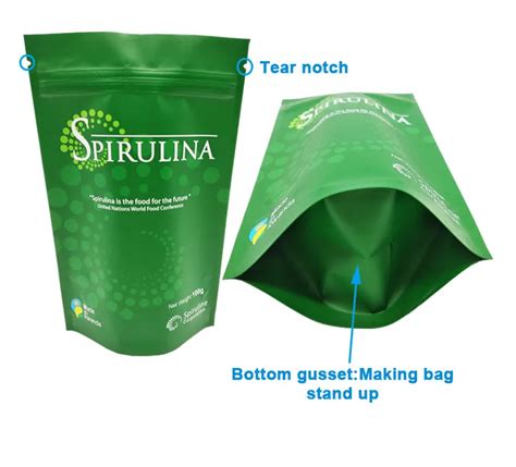 Customized Stand Up Pouches Moringa Powder Packaging Tea Bags Buy Tea