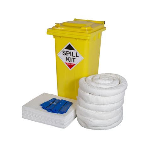 Oil 100l Wheelie Bin Spill Kit Chello Chemicals