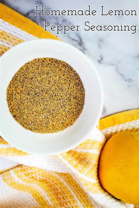 Homemade Lemon Pepper Seasoning Juggling Act Mama