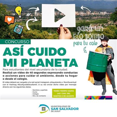 Concurso Así cuido mi planeta destinado a estudiantes del nivel