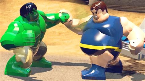 Hulk Vs Blob Big Hulk In LEGO Marvel Super Heroes W Cutscenes