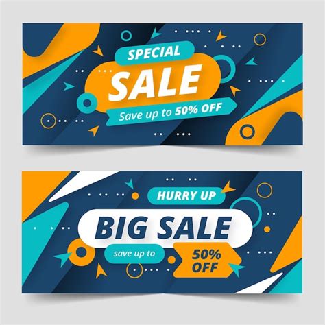 Colecci N De Plantillas De Banners De Ventas Vector Gratis