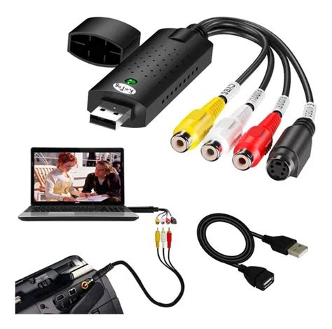 Easycap Tarjeta Capturadora Usb Rca Audio Video Ps W Mercadolibre