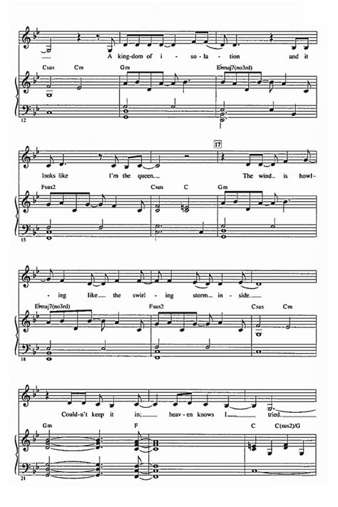 Frozen LET IT GO Piano Sheet music | Easy Sheet Music