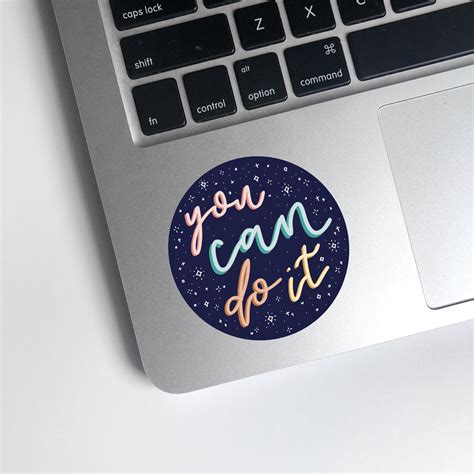 You Can Do It Sticker Motivation Sticker Motivational Quote | Etsy