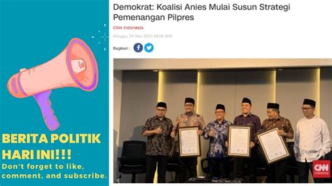 Demokrat Koalisi Anies Mulai Susun Strategi Pemenangan Pilpres