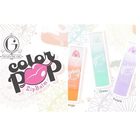 Madame Gie Color Pop Lip Balm Gr Lazada Indonesia