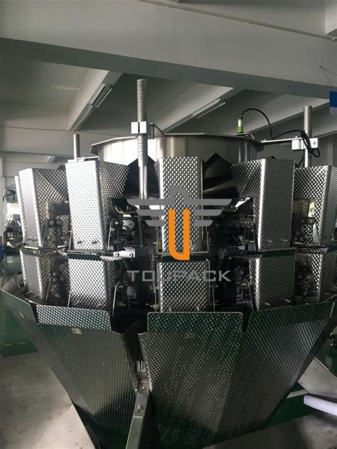 L Buckets Heads Dimple Plate Multihead Weighing Machine