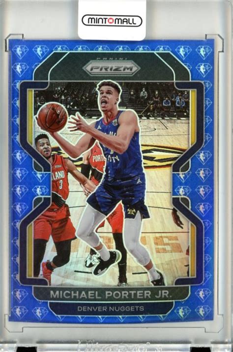 Mint Panini Prizm Michael Porter Jr Blue Nba