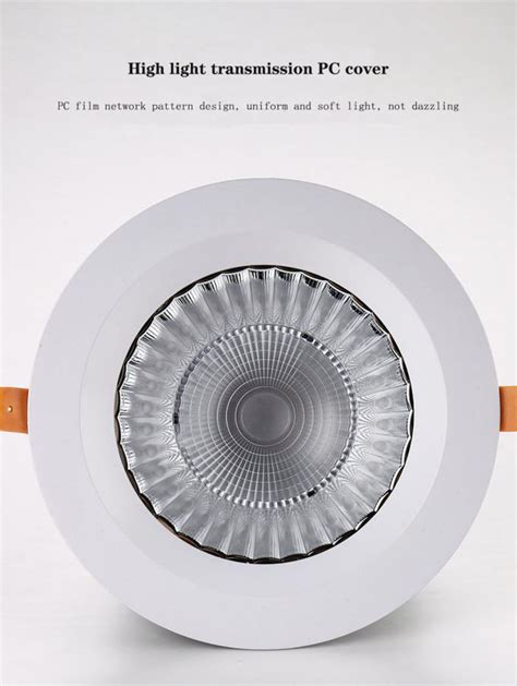 Ce Saa Mm Led Downlight W W Rustproof With Pc Cover