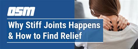 Blog Header Image Why Stiff Joints Happens And How To Find Relief Osm Oregon Orthopedic