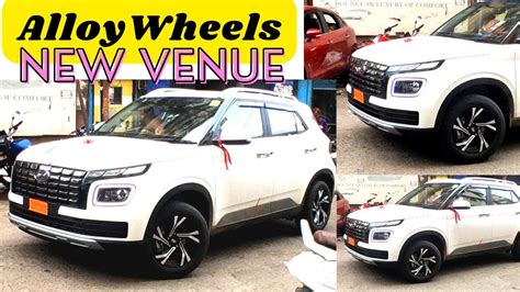 2022 Hyundai Venue Facelift Alloy Wheels Installation