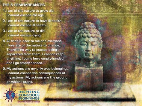 The Five Remembrances Inspiring Conscious Beginnings