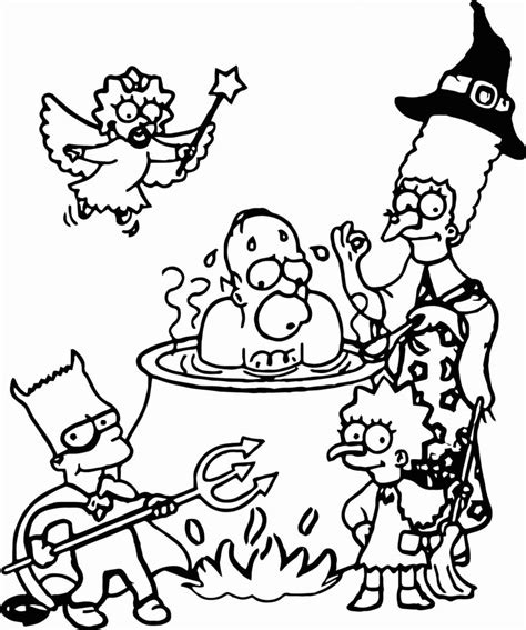 The Simpsons Coloring Pages To Print At Getdrawings Free Download