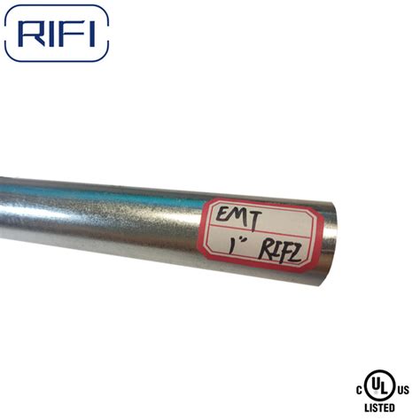 RIFI UL Listed Hot Dipped Galvanized EMT Inch To Inch EMT Conduit Pipe