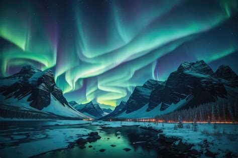 Premium Photo Arctic Northern Lights Photo